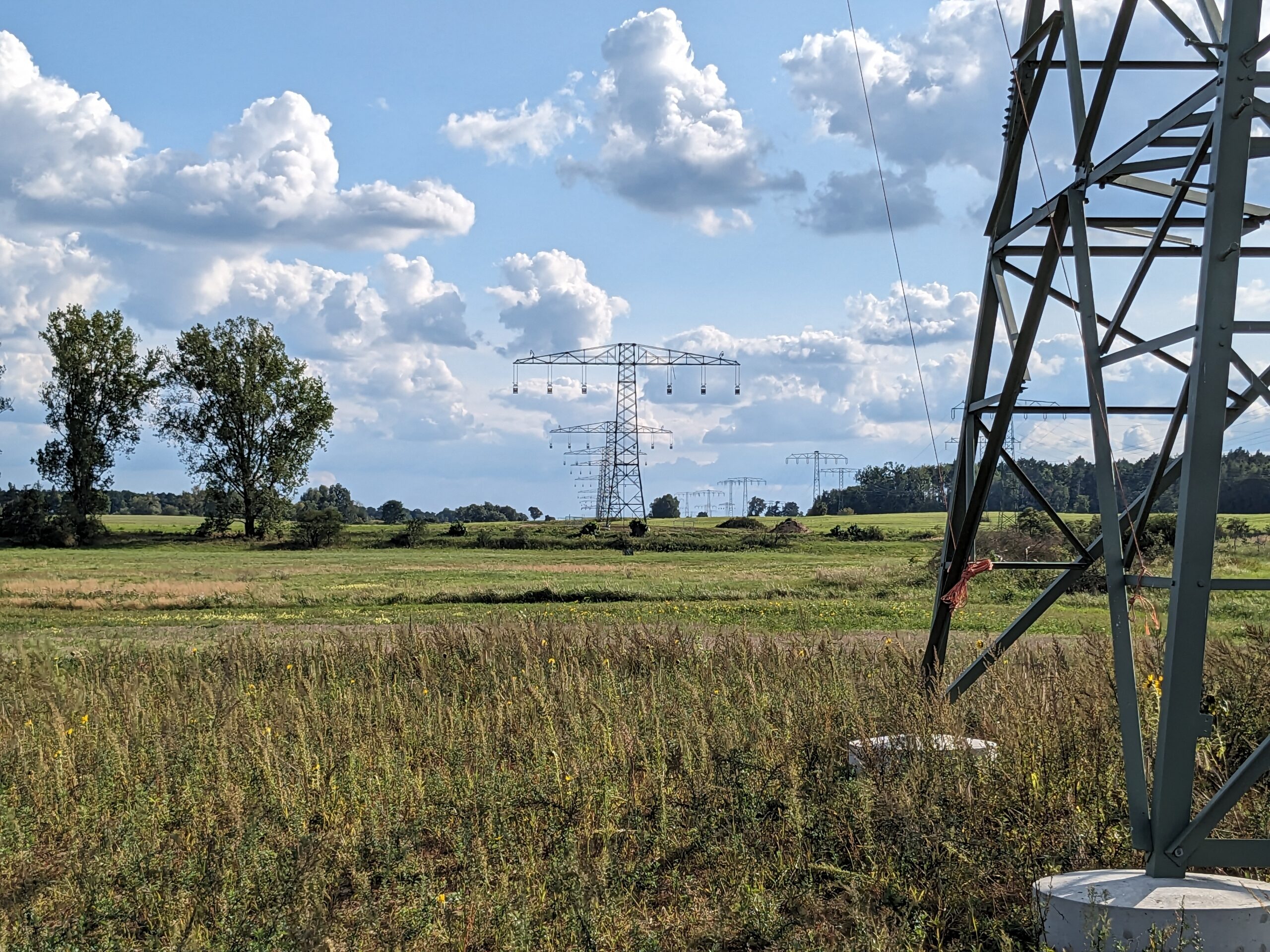 Grid expansion has lagged behind renewable power additions in Germany's energy transition. Photo: CLEW/Wettengel.