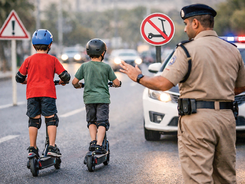 ROP warns against children riding e-scooters on public roads