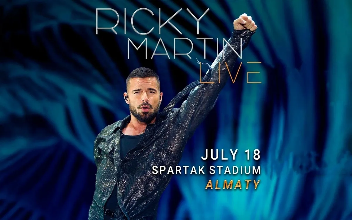 Ricky Martin to Bring World Tour to Almaty in July