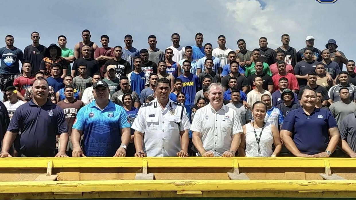 Samoa Police and FESA Join Forces to Take Part in the Fautasi Race 2026 Competition
