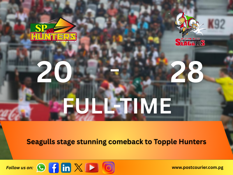 Seagulls stage stunning comeback to Topple Hunters