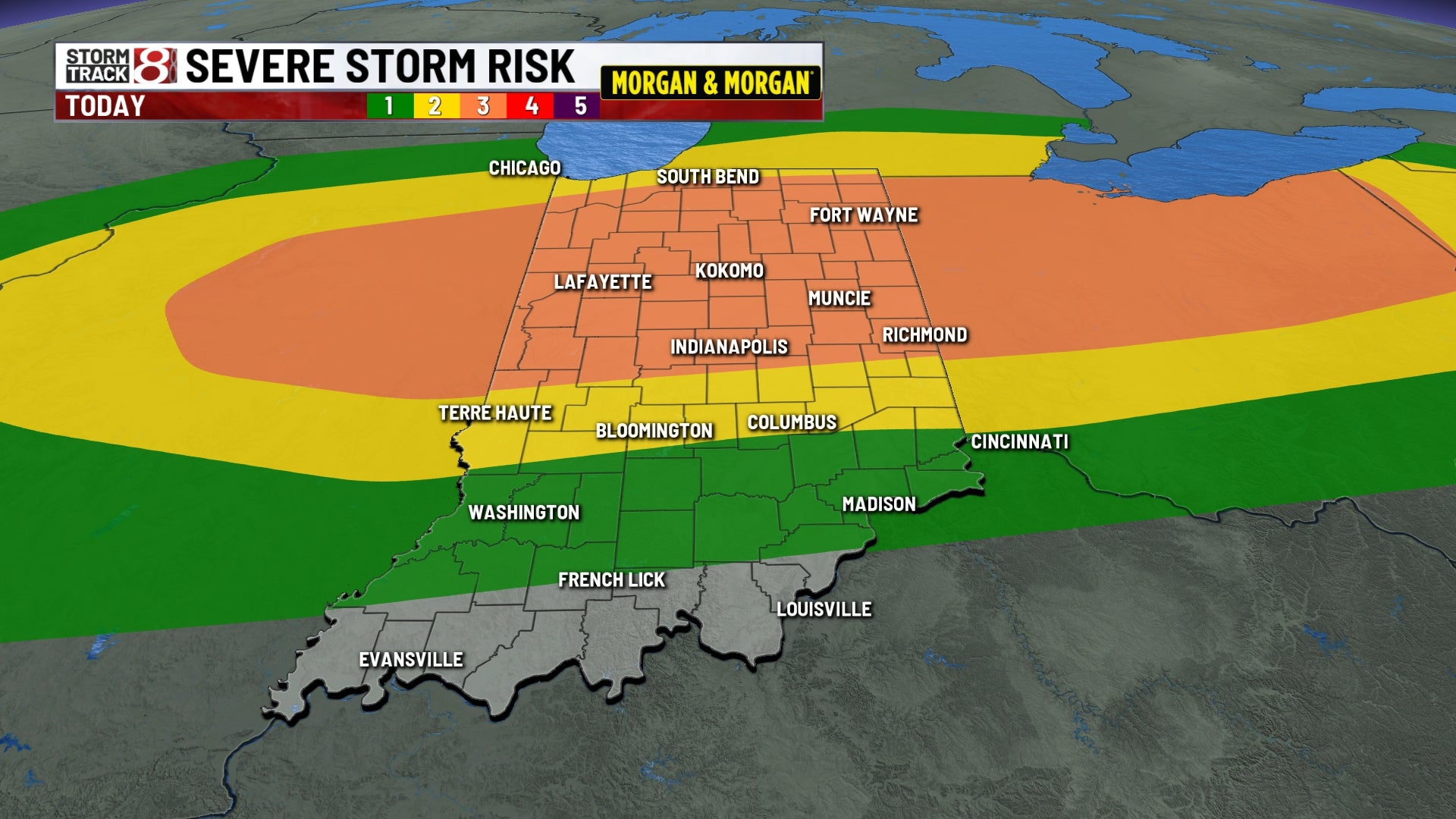 Severe storm risk tonight, much cooler Friday | Mar. 26, 2026 - Indianapolis News | Indiana Weather | Indiana Traffic