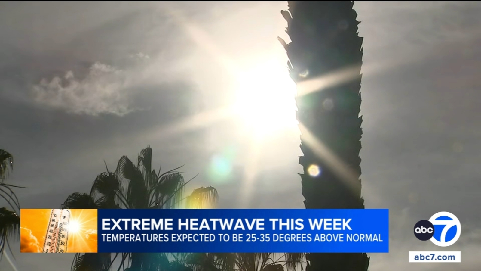 SoCal temperatures expected to be 25-35 degrees above normal during rare extreme heat wave