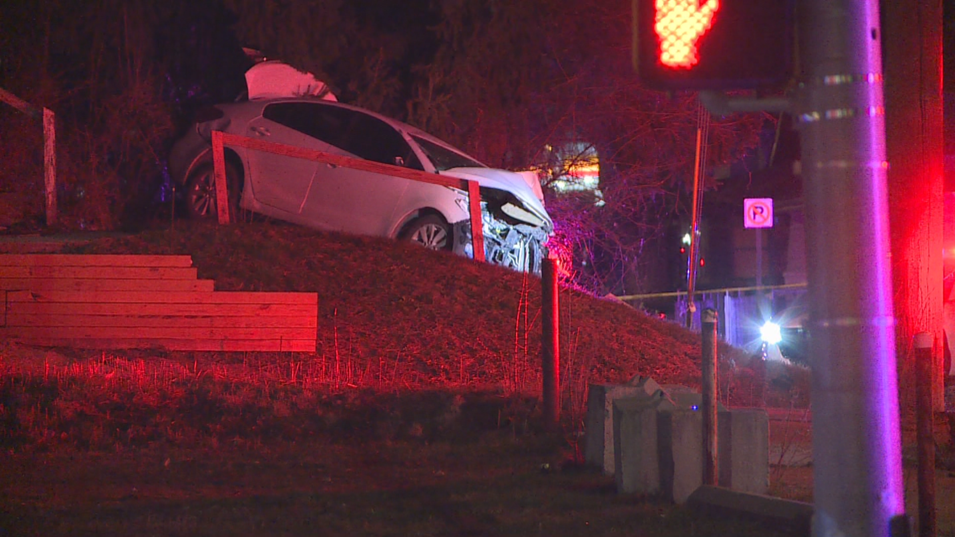 Speeding driver goes airborne, crashes into other vehicle at Sherman Drive, Washington Street - Indianapolis News | Indiana Weather | Indiana Traffic