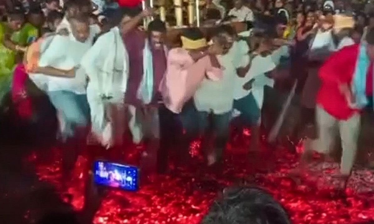 Stampede at Amanagallu Utsavam Injures Eleven Devotees