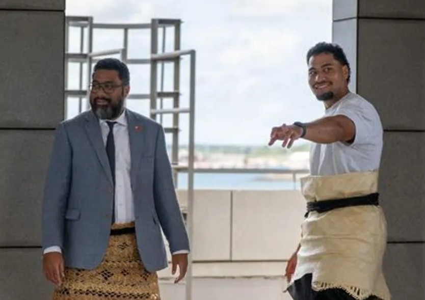 Storm forward Eliesa Katoa visits Tonga during recovery from serious head injury