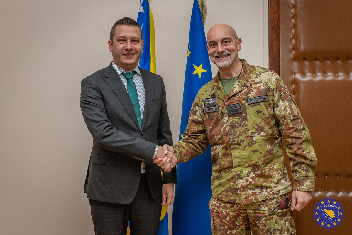 Strengthening Security Cooperation: EUFOR Commander Meets BiH Deputy Defence Ministers