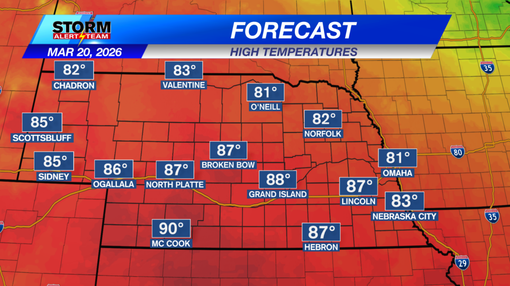 State Forecast Highs Tomorrow