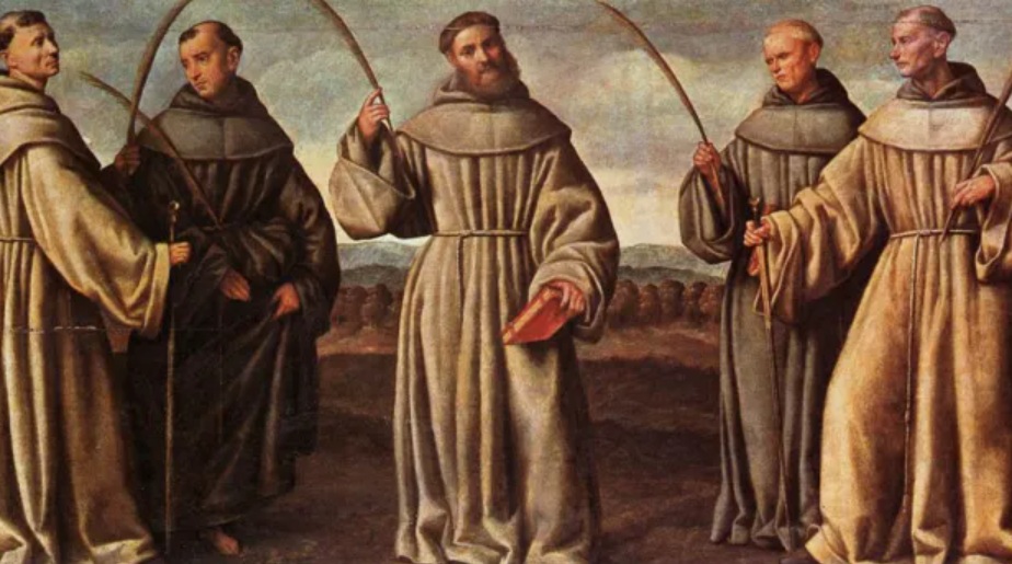 Friars from the Franciscan Order Image in public domain
