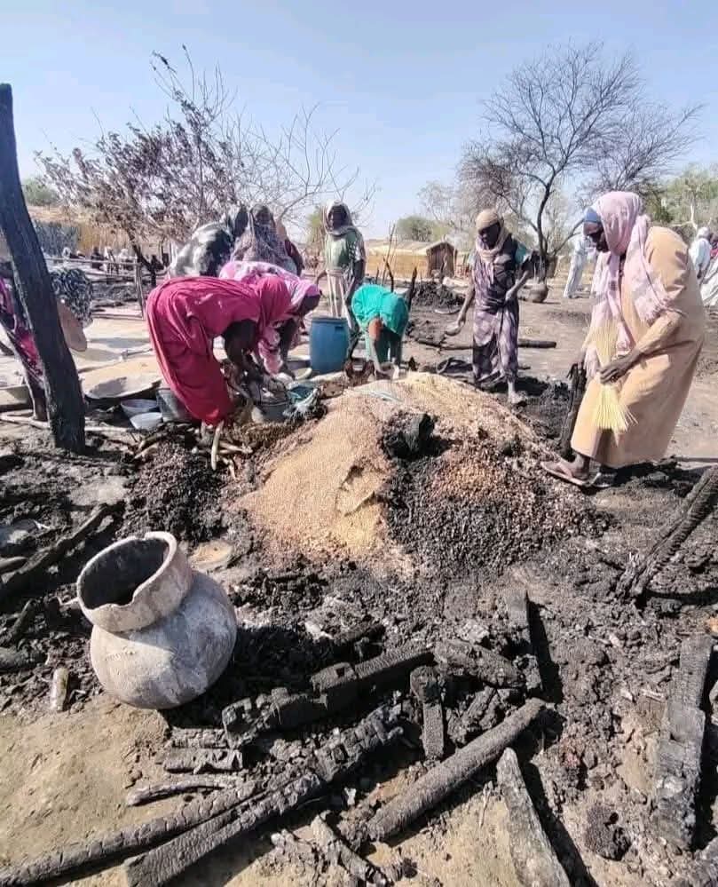 Three children die in Central Darfur camp inferno
