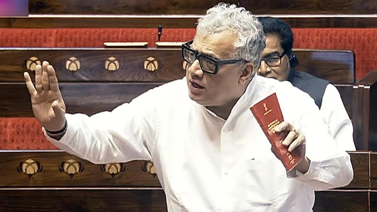 Trinamool MPs walk out of Rajya Sabha protesting removal of officials