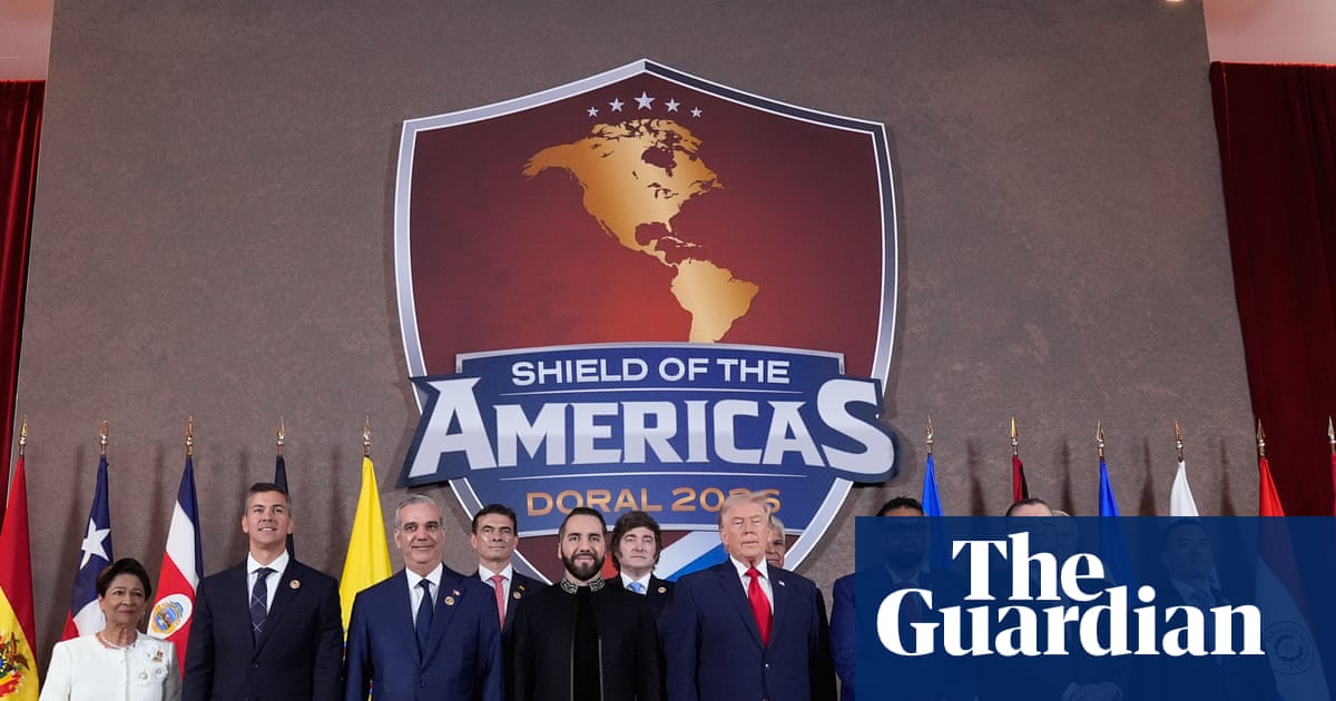 Trump convenes ‘Shield of Americas’ summit with 12 Latin American leaders | Donald Trump