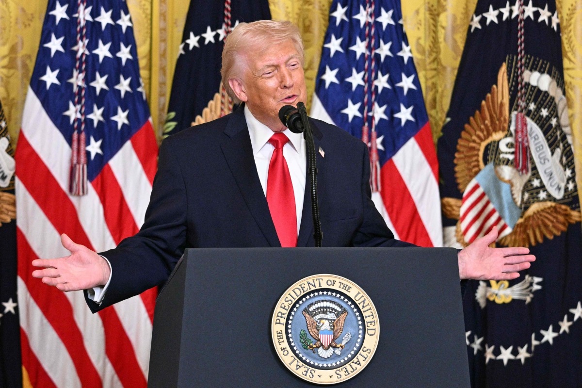 Trump declares Iran devastated, urges ships to sail through Hormuz ‘without fear’