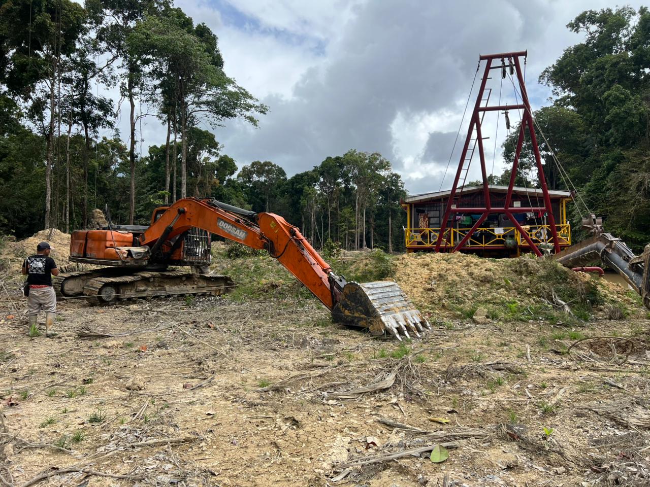 Two more illegal mining operations dismantled, equipment seized