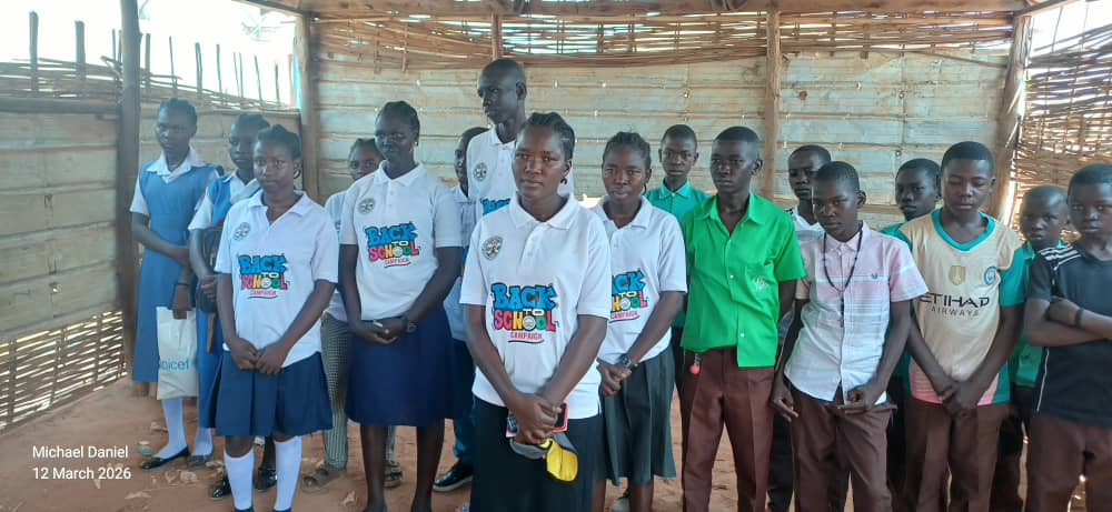 UNICEF-supported young reporters promote children’s rights in Wau