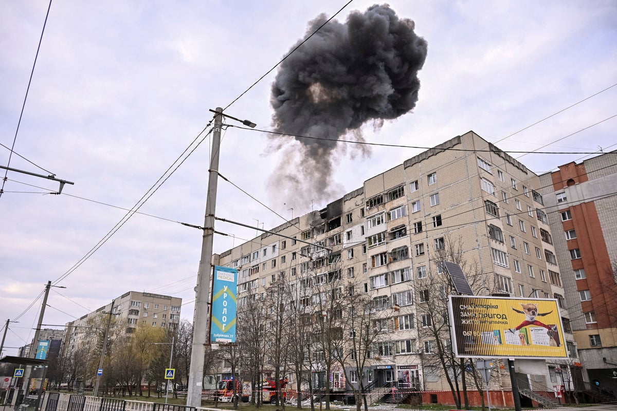 Ukraine-Russia war latest: Nato member says Russian drone entered its airspace in new wave of aerial attacks