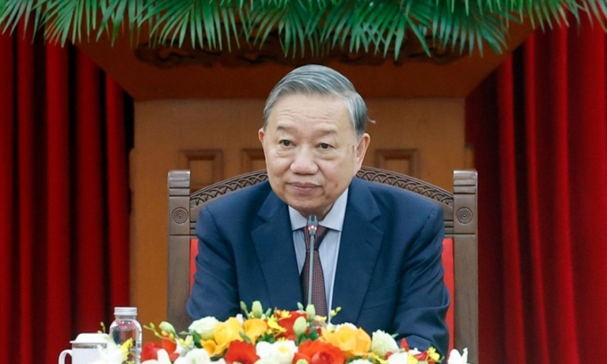 Vietnam's Party leader hosts Chinese ministers of foreign affairs, national defense, public security