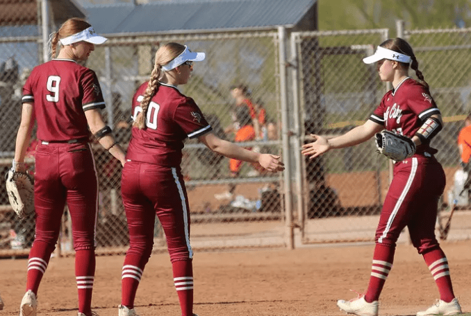 Viking Softball Splits with Bellevue