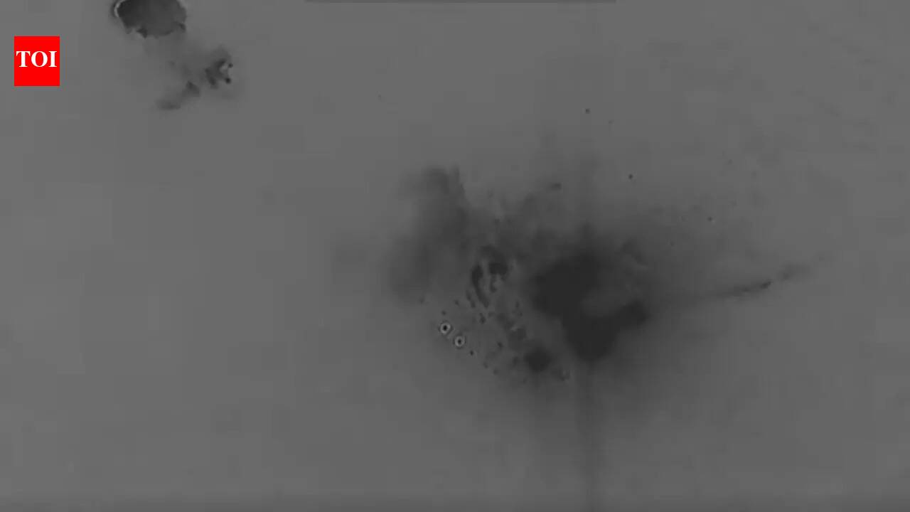 Watch: Donald Trump shares 'unclassified' video of US bombing Iran's crucial oil hub Kharg Island