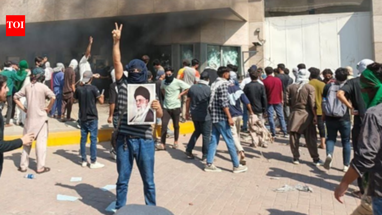 Watch: Mob storms US Consulate in Pakistan after Khamenei's death; 6 killed in violent clash