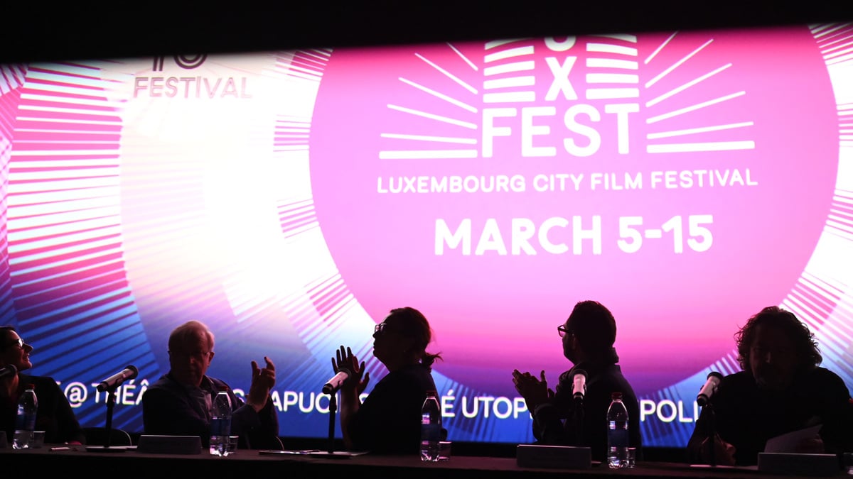 Participants at the LuxFilmFest press conference at Kinepolis, Luxembourg city, 12 February 2026.