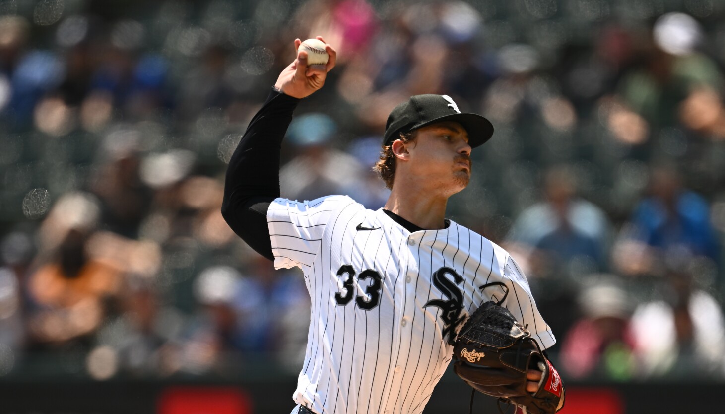 White Sox right-hander Drew Thorpe's bullpen session goes off without a hitch