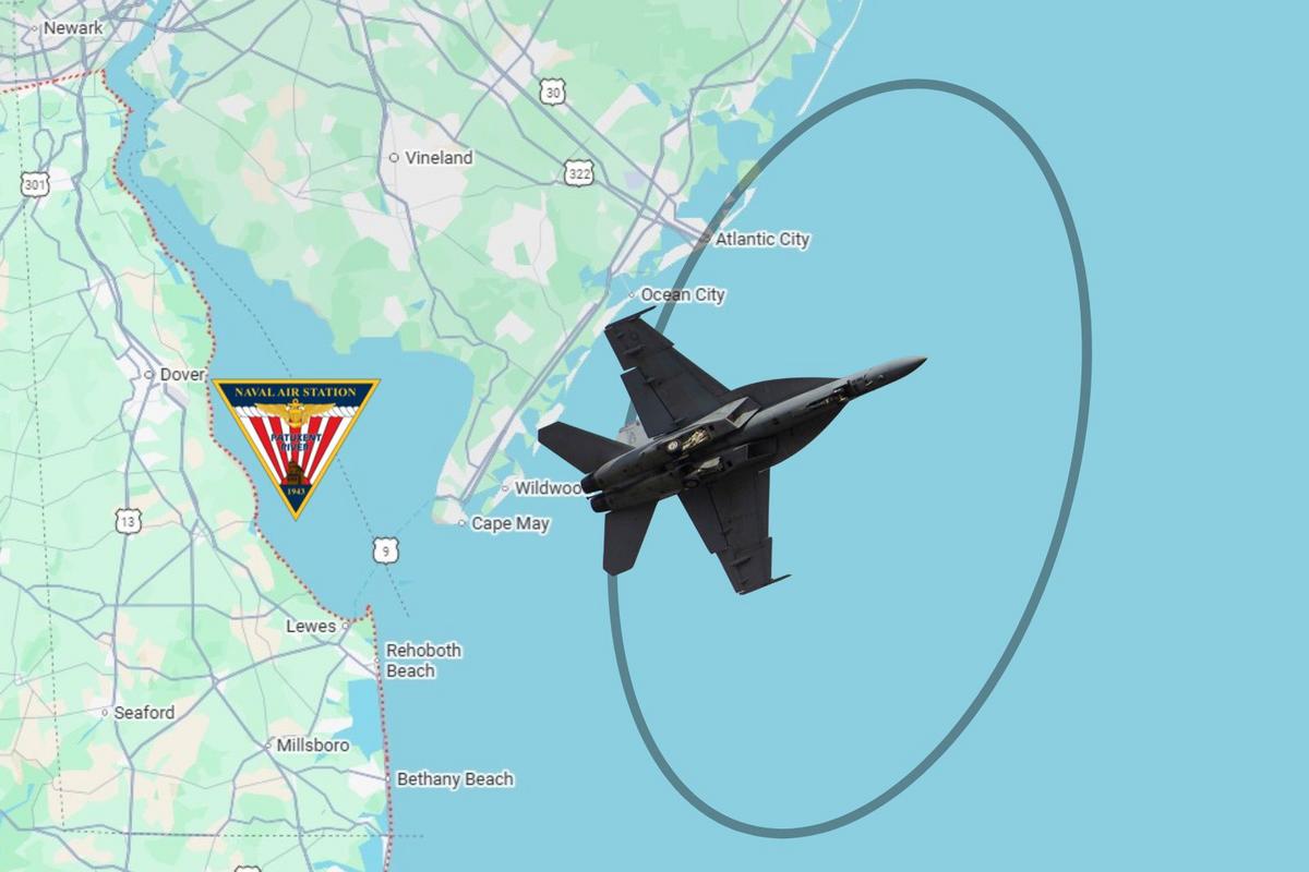 Why were loud booms heard over Jersey Shore this week?