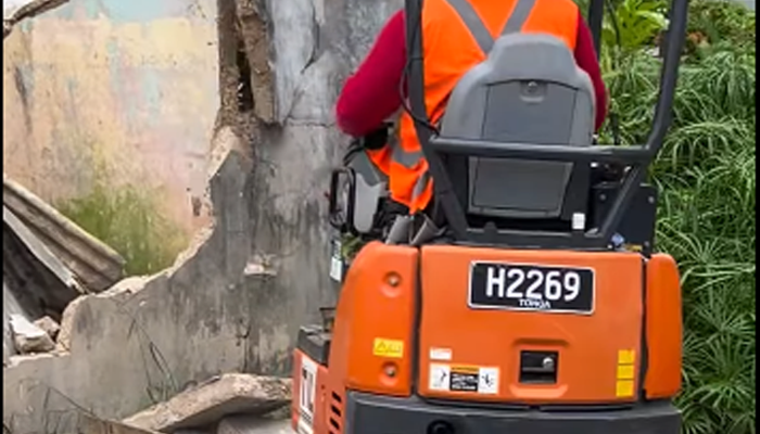 Woman vents her frustration in livestream as family home of 28 years is demolished in Tonga