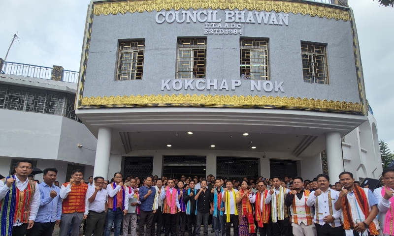 24 Tipra Motha MDCs sworn in, BJP boycotts ceremony