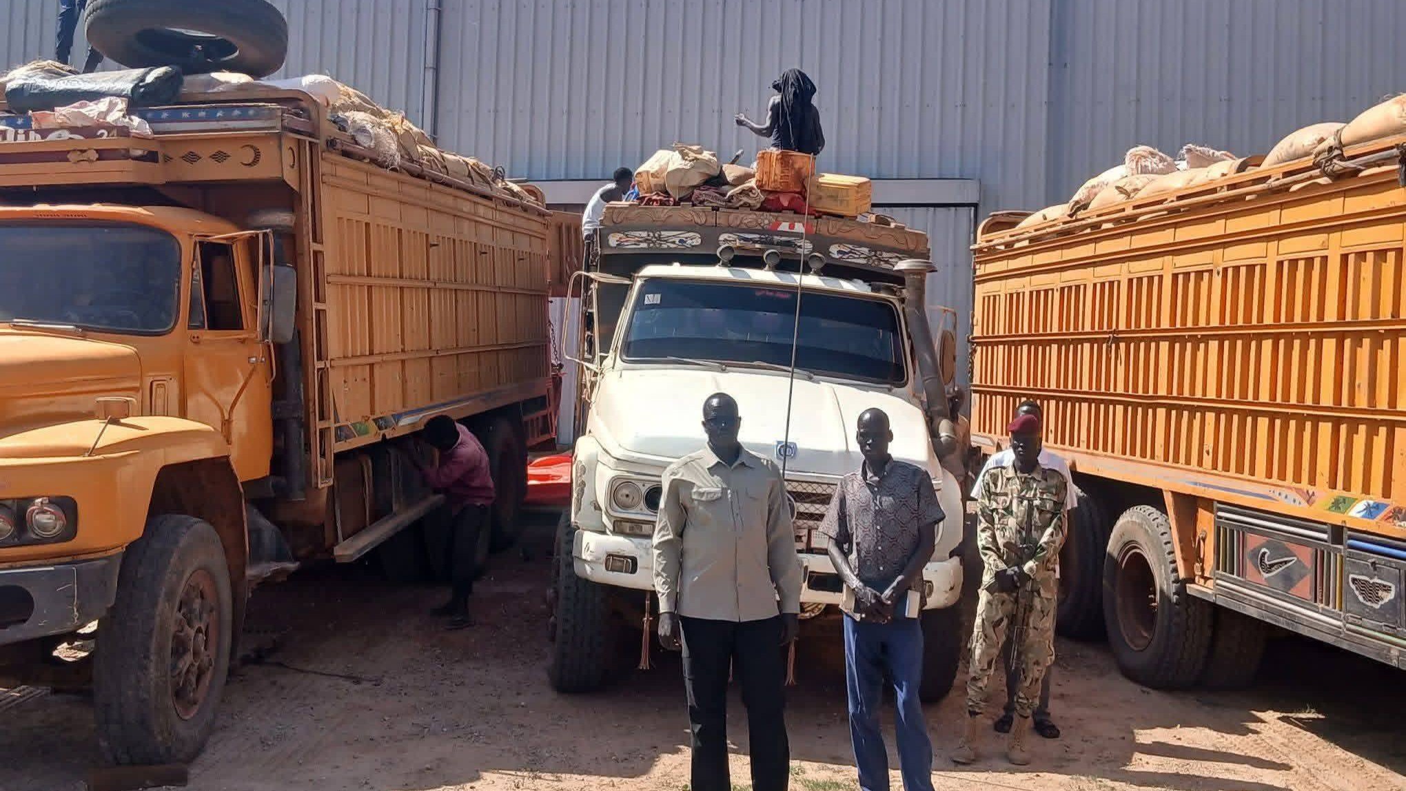 30 trucks carrying assorted food supplies arrive in unity state