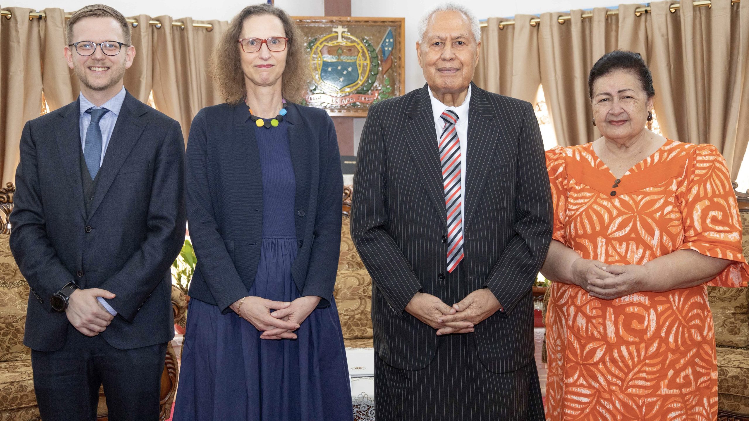 Ambassador Elizabeth Koegler Officially Accredited to Samoa