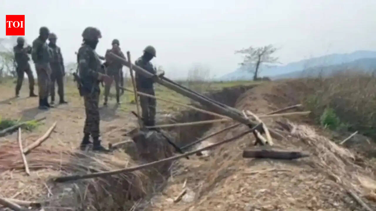 Army-led joint op destroys 10 illegal bunkers in Manipur's Jalenbung Hills & Thoyee Heights