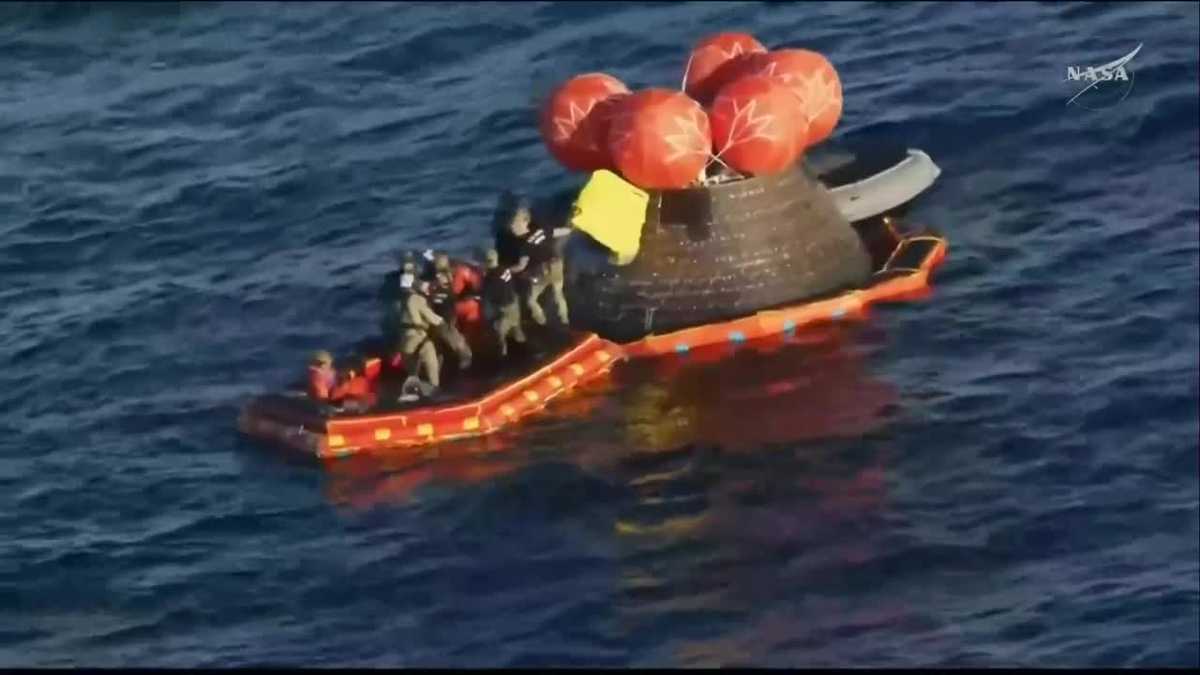 Artemis II crew completes successful splashdown