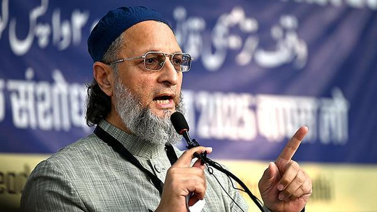 Asaduddin Owaisi condemns ‘exploitation’ of Muslim vote at campaign rally