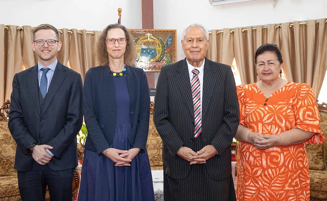 Austria’s Ambassador Presents Credentials to Samoa’s Head of State