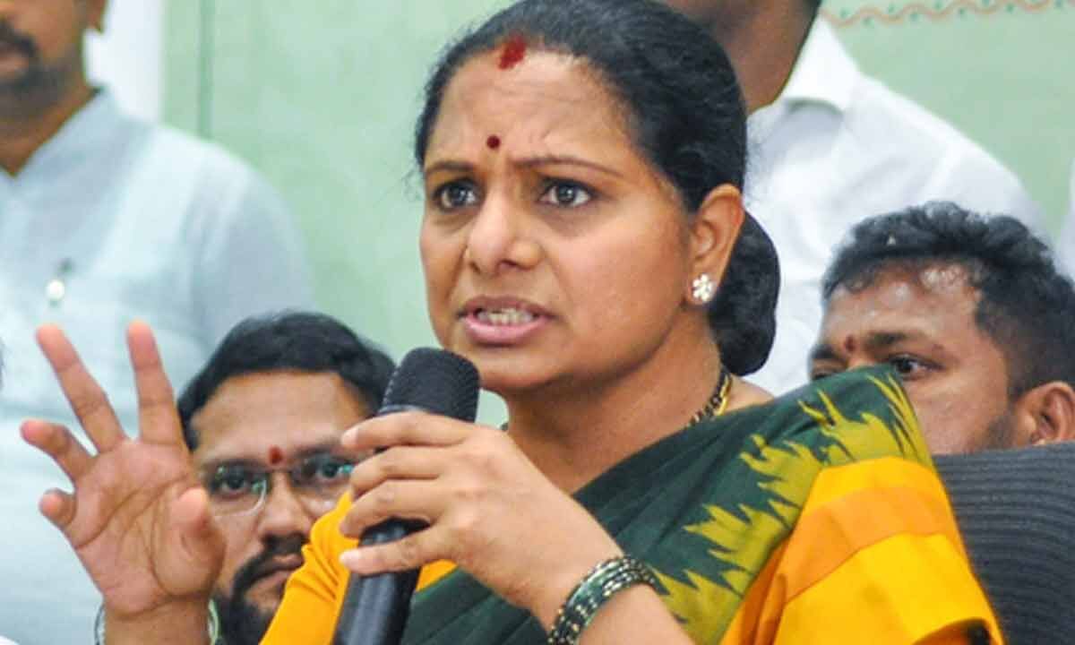 BRS takes satirical dig at Kavitha's TRS party announcement