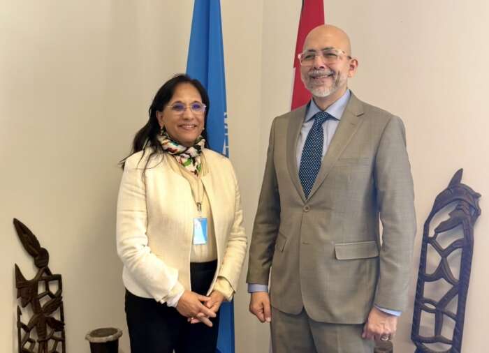 CNDH President Amina Bouayach held talks on Wednesday in Geneva with Siddhartho Raza Suryodipuro, President of the United Nations Human Rights Council.