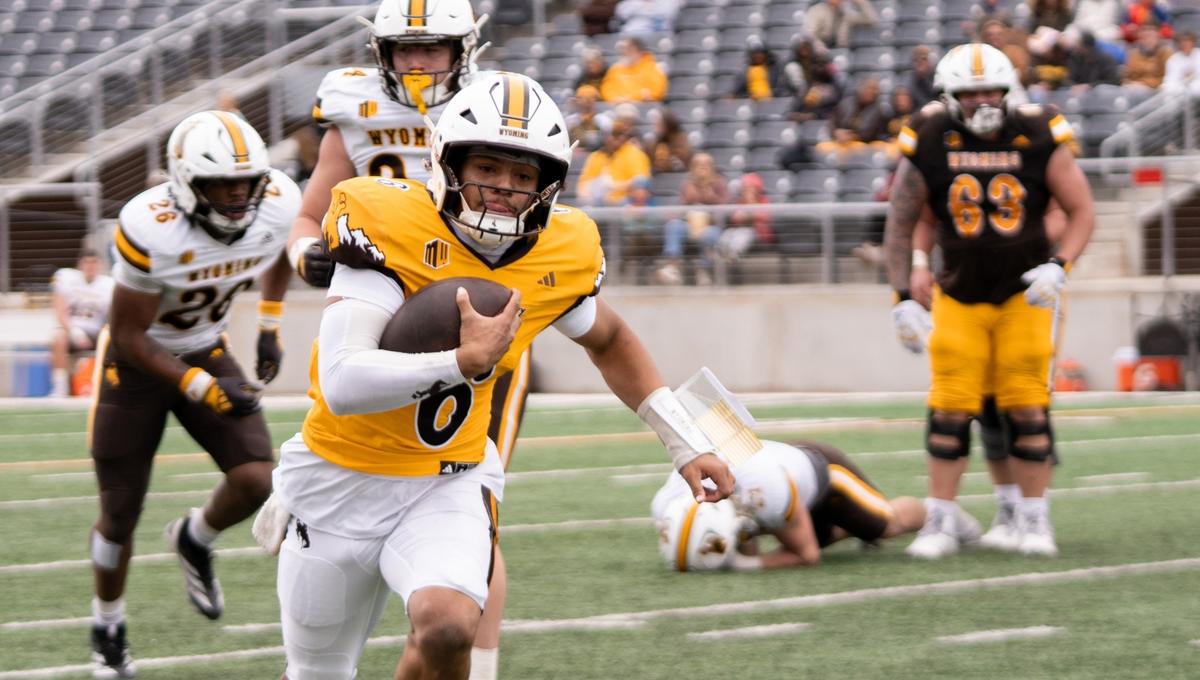 Cowboy Offense Finds End Zone Five Times in Spring Game Victory