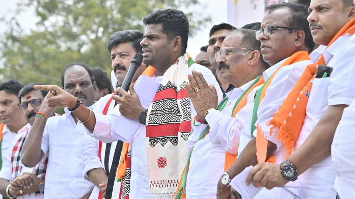 DMK has only fulfilled 70 out of 511 poll promises made in 2021, alleges BJP’s K. Annamalai