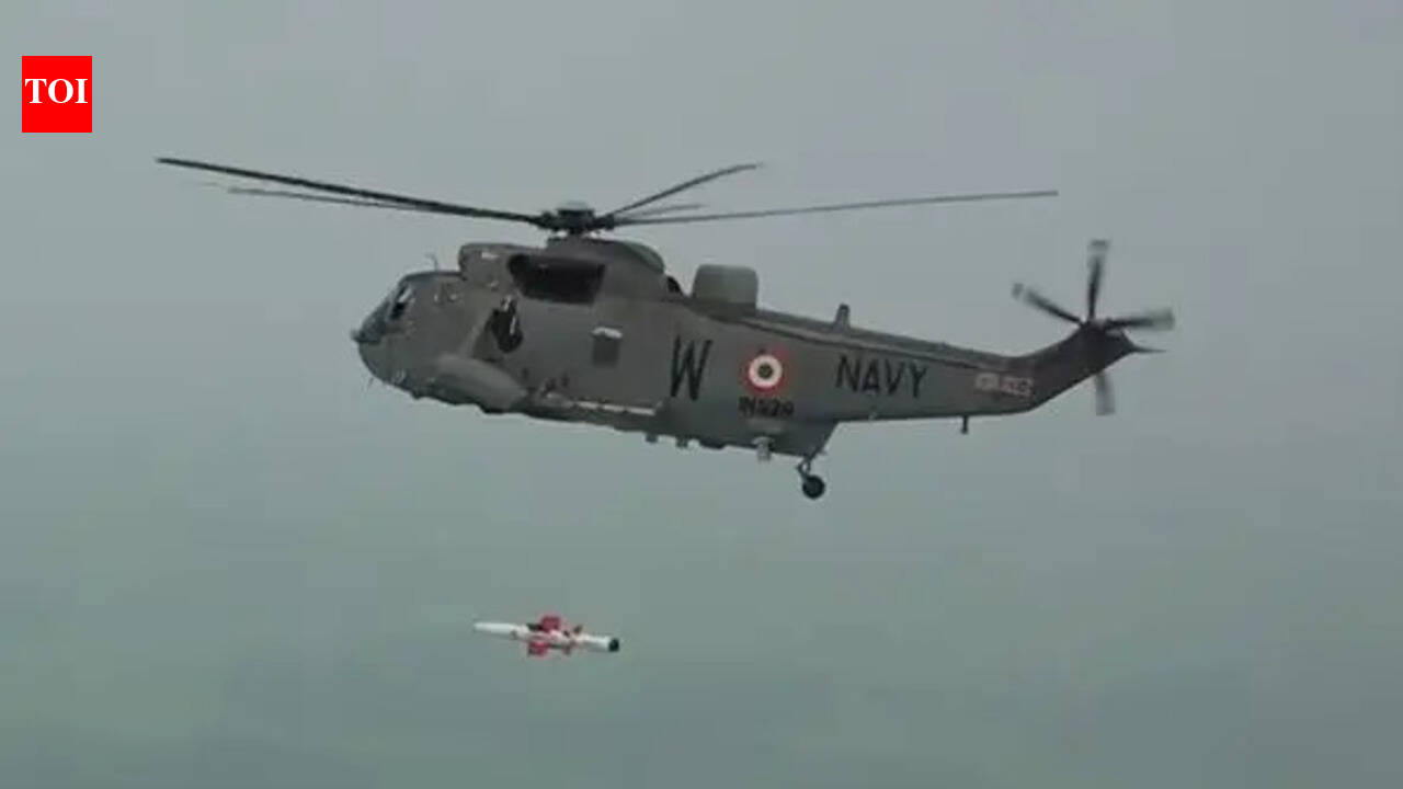 DRDO, Navy conduct maiden salvo launch of 2 anti-ship missiles from chopper off Odisha coast | India News