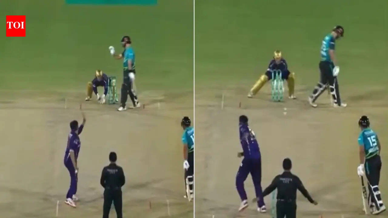 Drama in PSL over Usman Tariq's action: Batter walks away twice vs Pakistan spinner - Watch | Cricket News