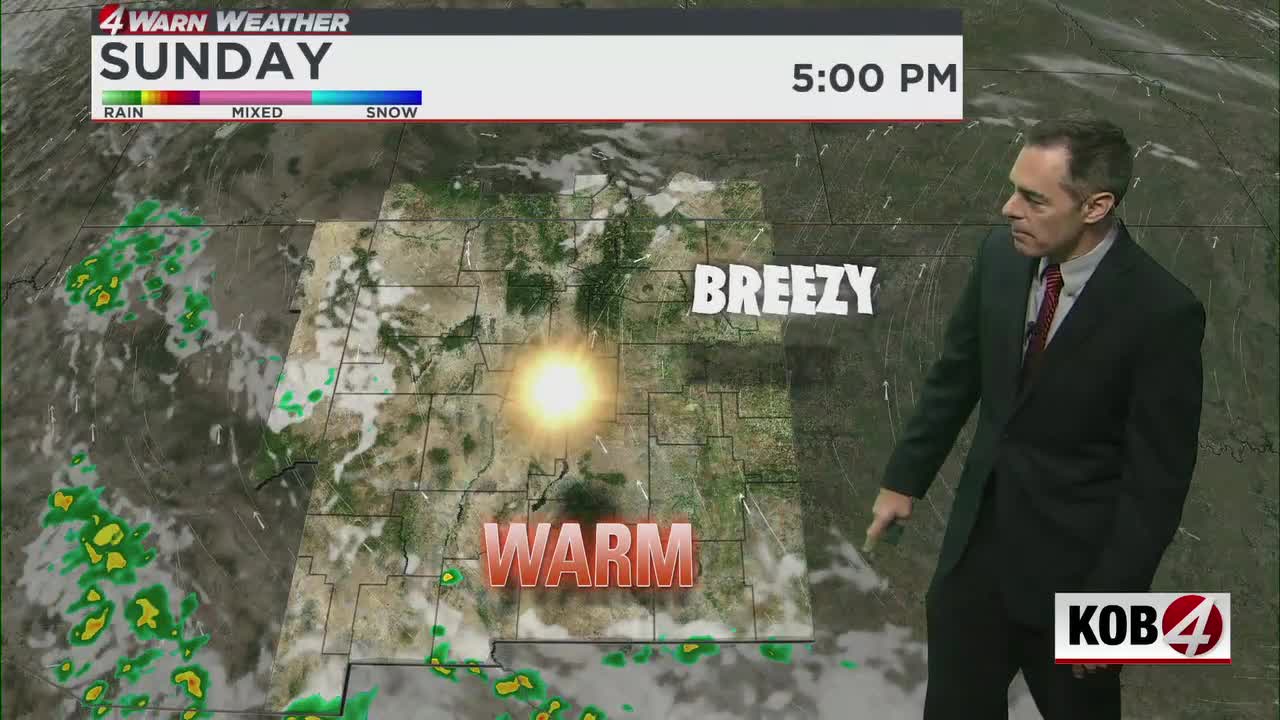 Dry, windy Sunday ahead with wildfire risk across New Mexico