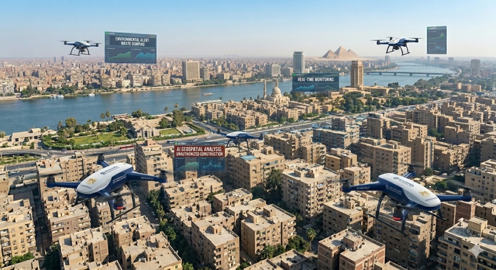 Egypt deploys AI-powered drones to track pollution and environmental violations