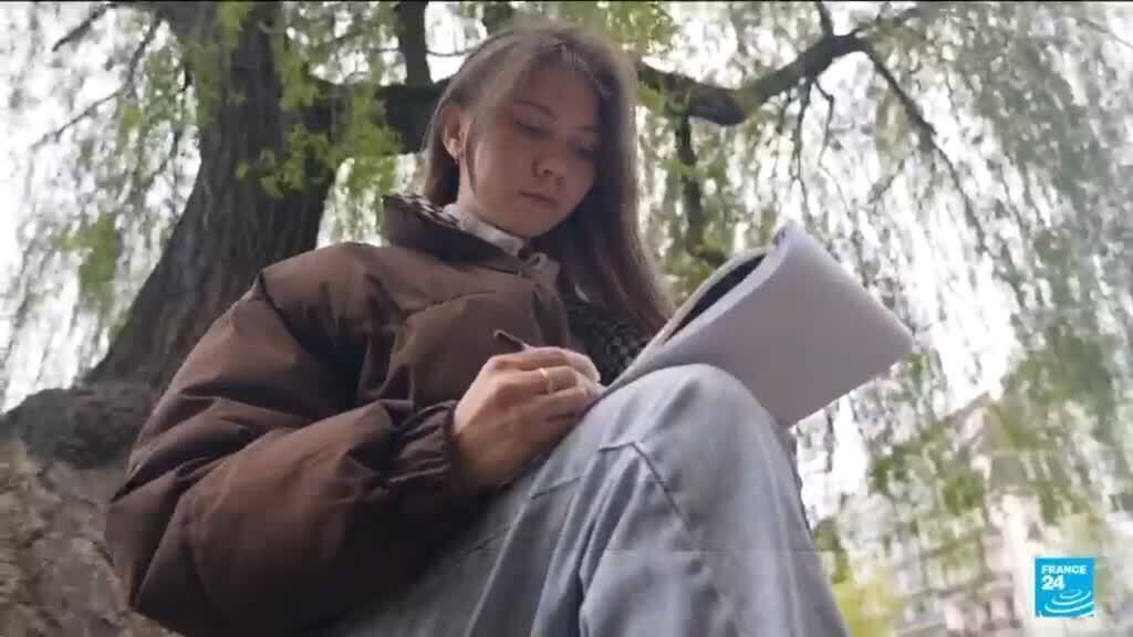 Exiled for a drawing: The Russian father and daughter who stood up to Putin