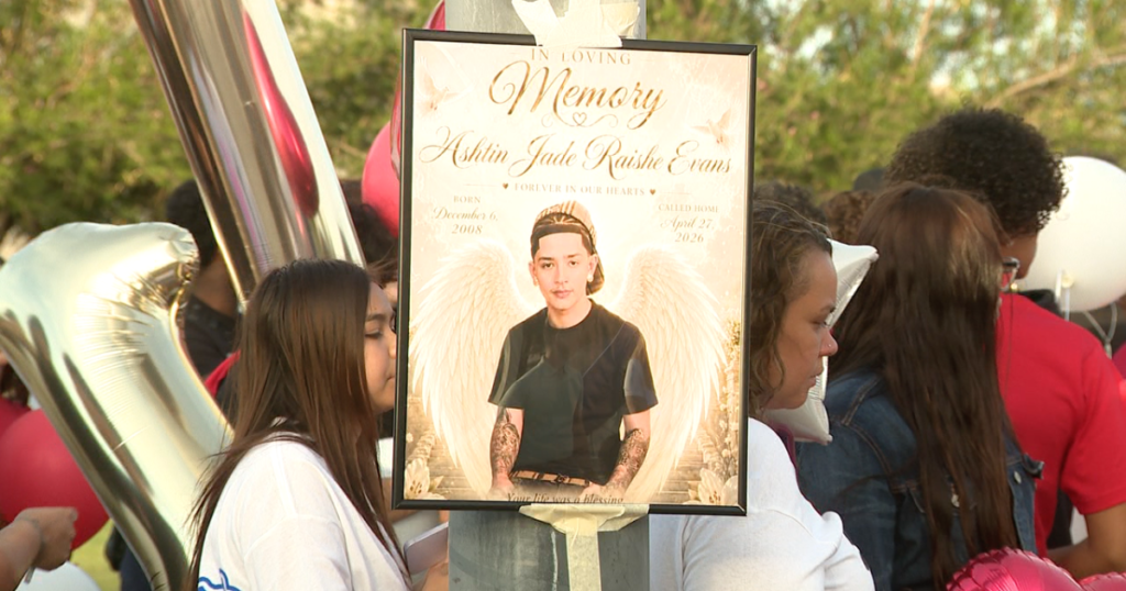 Family, friends hold vigil for teen killed in shooting in El Mirage ...