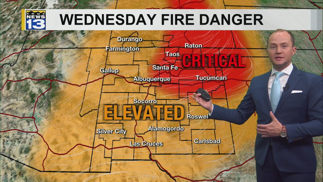 Fire danger returns to New Mexico starting Wednesday – CONVEN.ORG | HOME