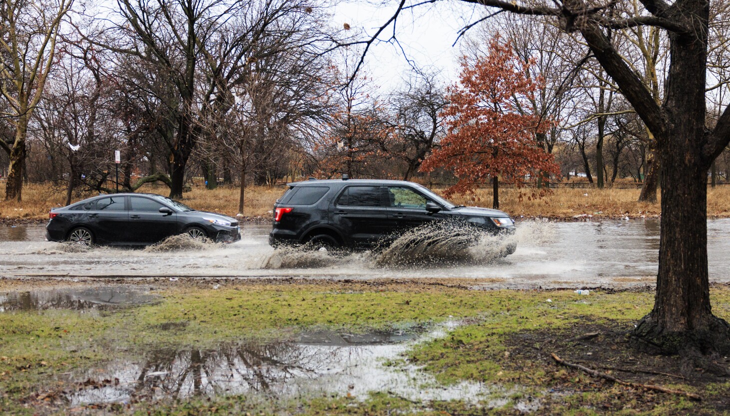 Flood warnings remain in effect for suburban rivers with no rain currently forecast this coming week