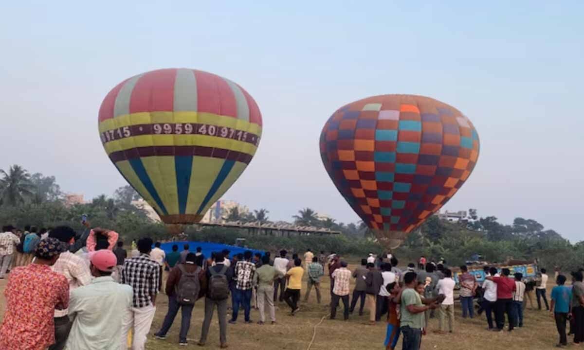 Hot Air Balloon Festival Takes Off in Bhimavaram