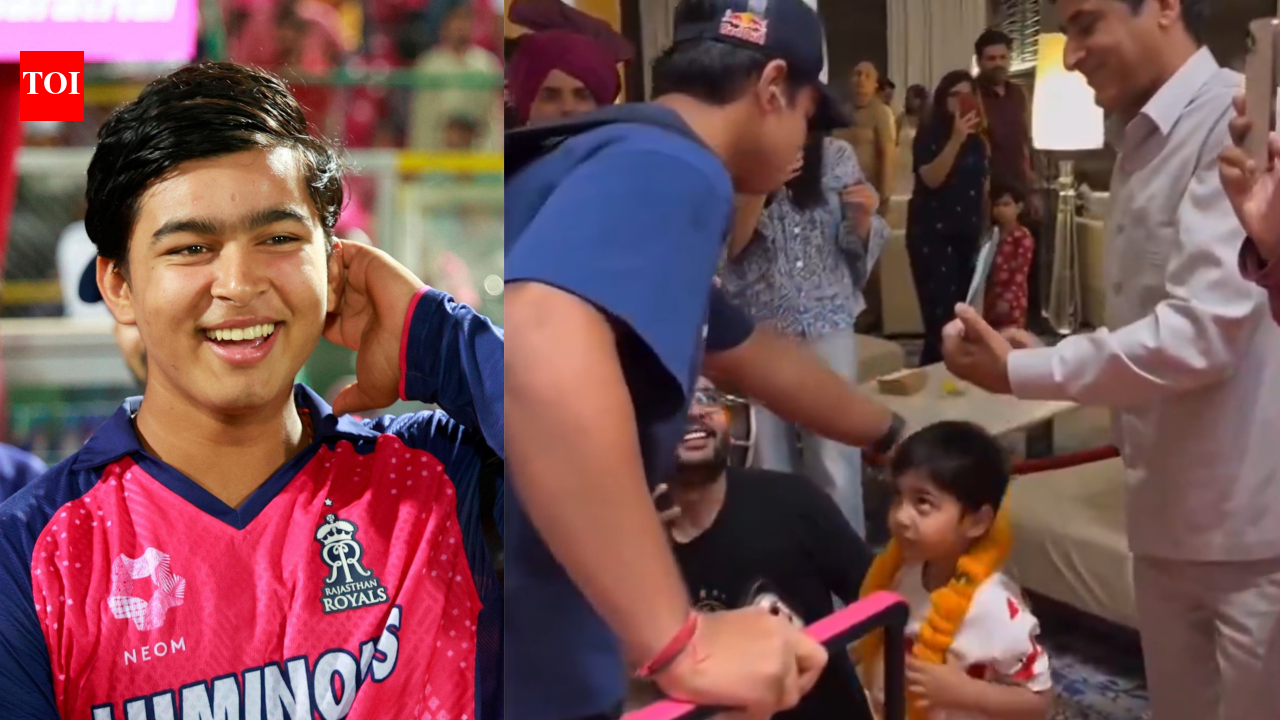 IPL 2026: Vaibhav Sooryavanshi wins heart with humble gesture for young fan - Watch | Cricket News
