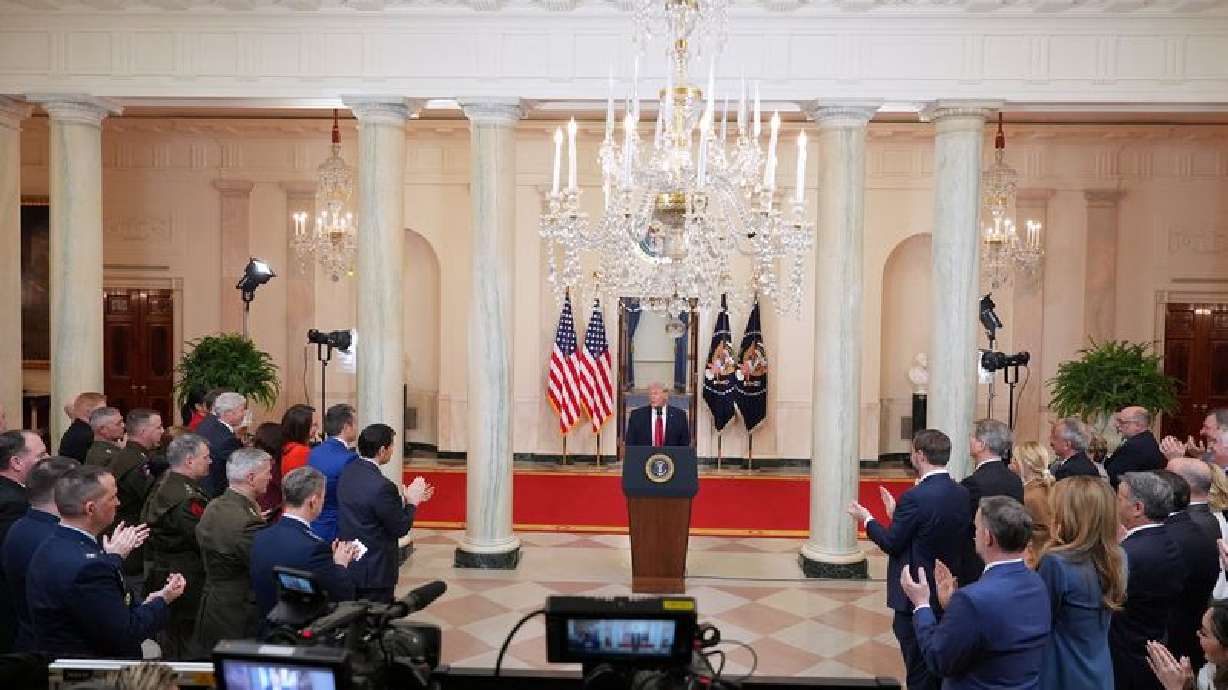 In prime-time address, Trump tells wary public Iran goals nearly achieved